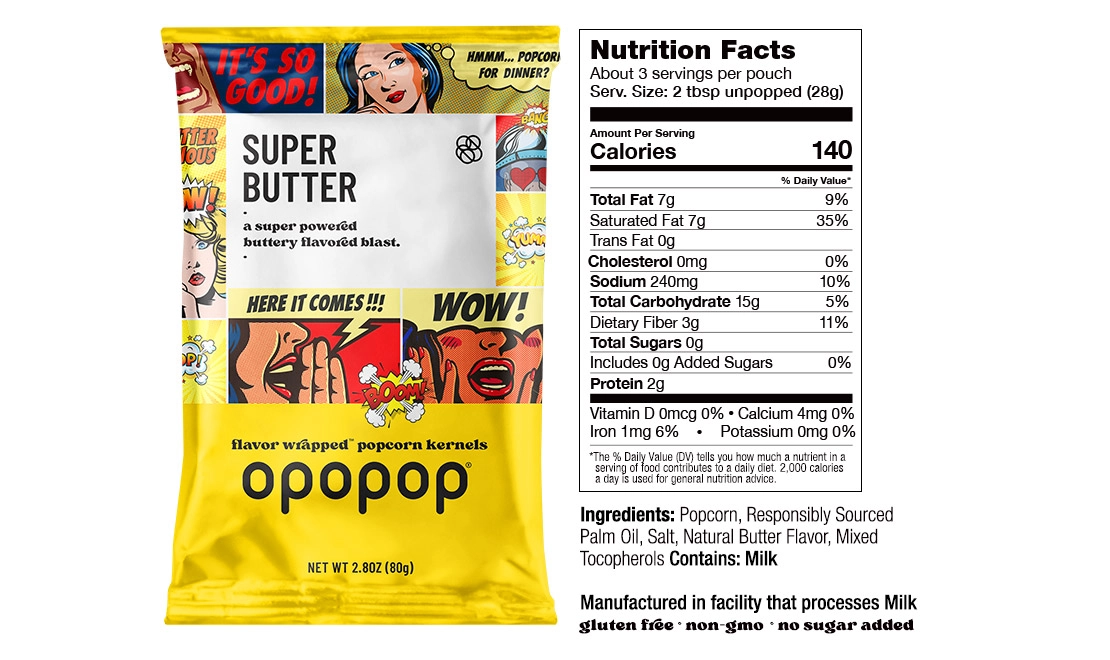 Opopop Variety Show Flavor-Wrapped Popcorn Kernels | 30A Olive Oil Co.