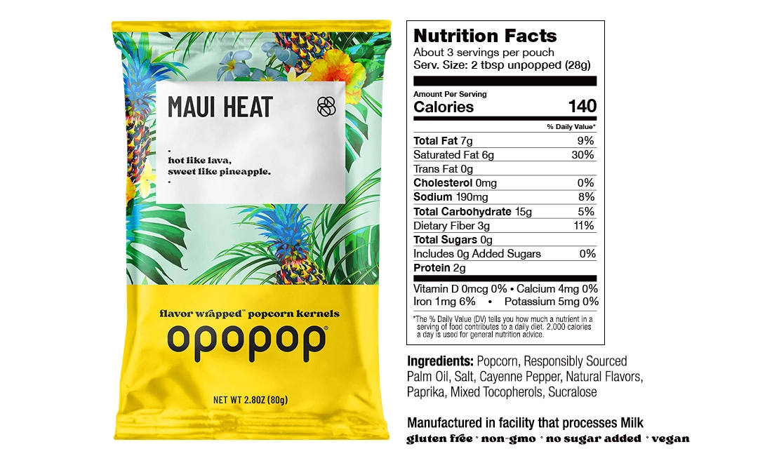 Opopop Variety Show Flavor-Wrapped Popcorn Kernels | 30A Olive Oil Co.